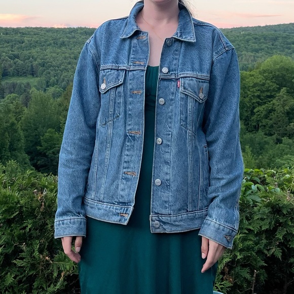 Levi’s ex boyfriend Jean jacket size large - Picture 3 of 3